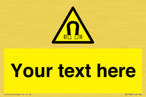 Custom Magnetic Field Sign